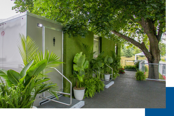 luxury restroom trailer