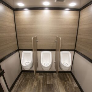 interior of embassy 20 portable restroom 