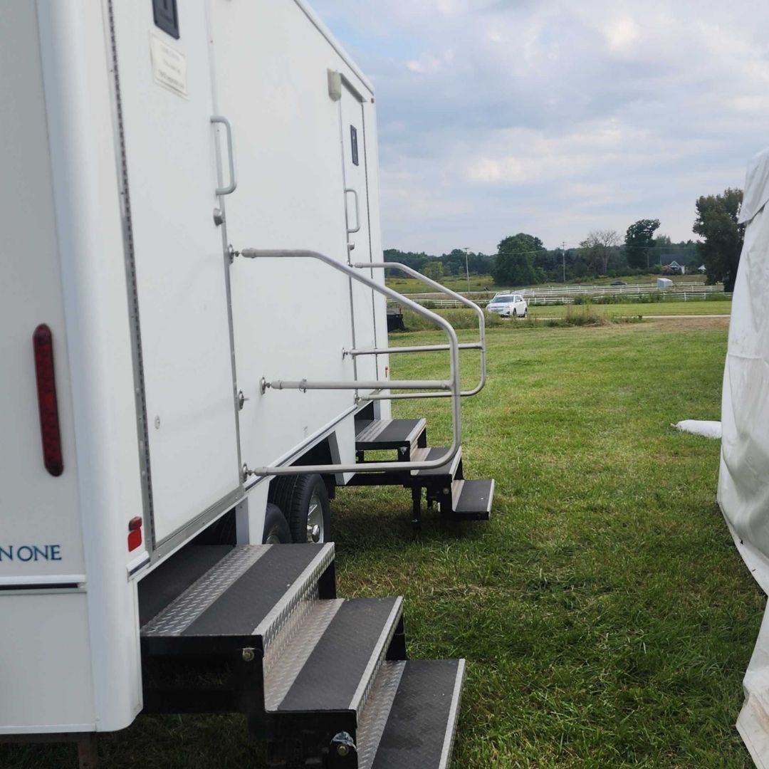 Embassy 15 restroom trailer