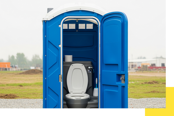 Portable toilet.