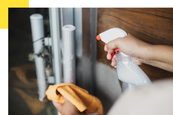 Cleaning supplies.