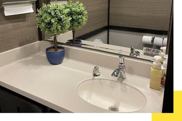 portable restroom sink
