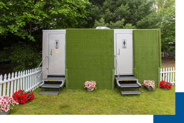 C&W luxury portable restroom