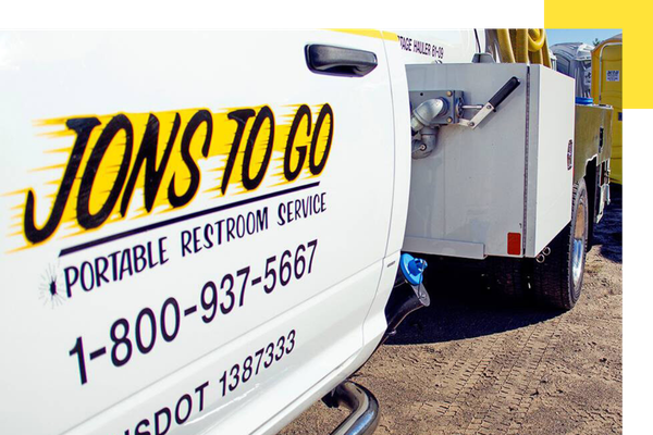 Jons to Go logo on the side of the truck
