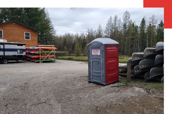 Millikin portable restroom