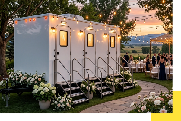 luxury restroom trailer